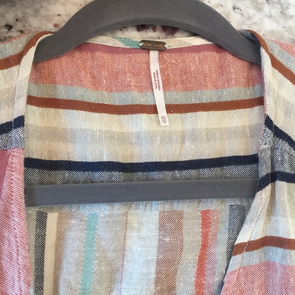 FREE PEOPLE | ‘Wrap It Up’ striped mini dress - Picture 7 of 12